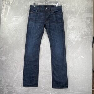 Diesel Jeans men's 30x32 Safado Slim Straight Dark Wash Denim Blue Button Fly